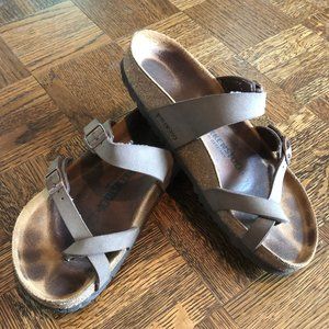 Birkenstock Mayari Sandals In Stone Women's 38